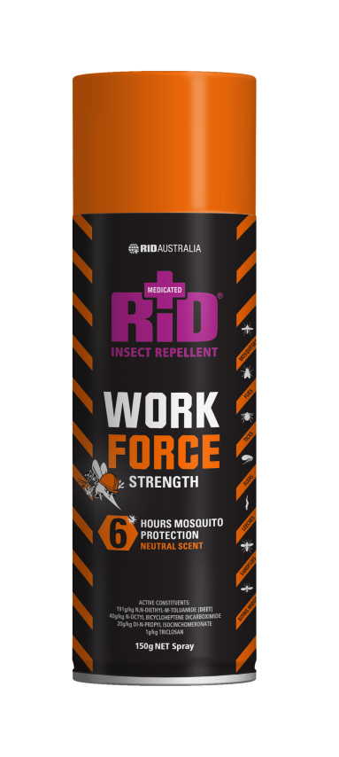 RID WORKFORCE STRENGTH AEROSOL 150G APVMA